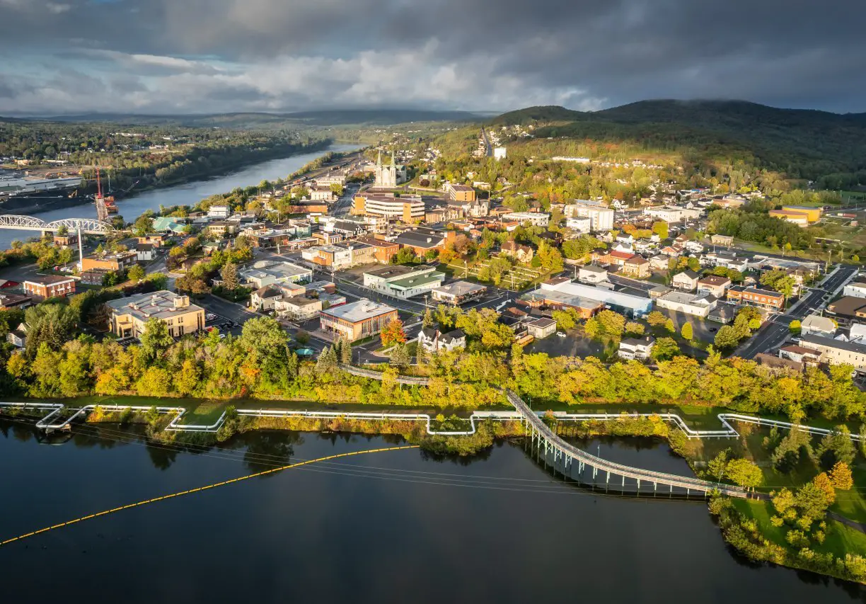 edmundston from above